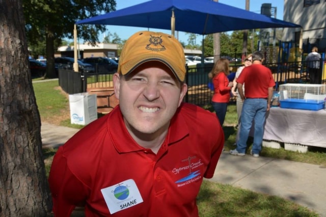 Shane, Cypress Creek Christian Community Center volunteer at CreekFest