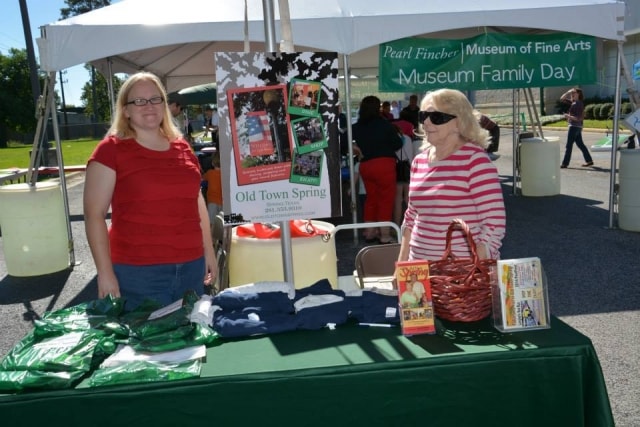 Old Town Spring booth at Pearl Fincher Museum Family Day at CreekFest