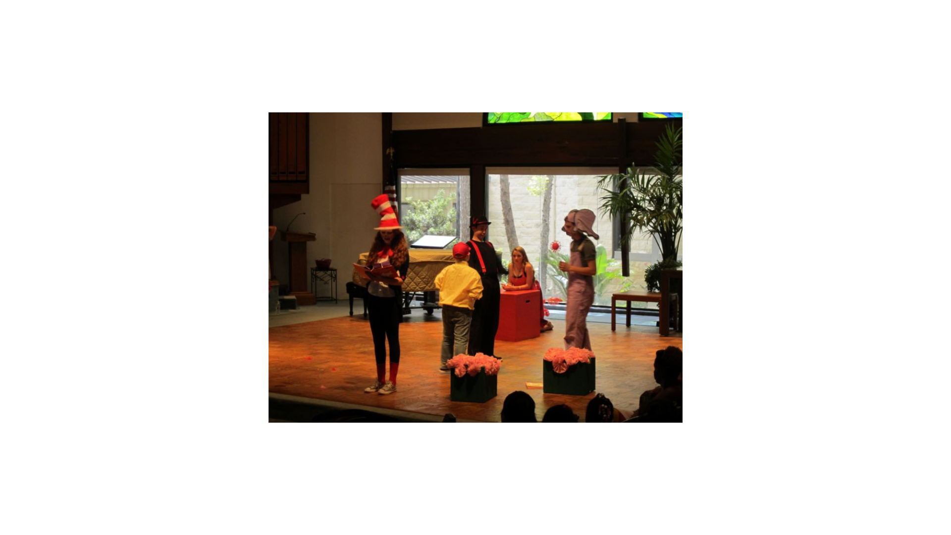 Teen performers at Cypress Creek Christian Community Center