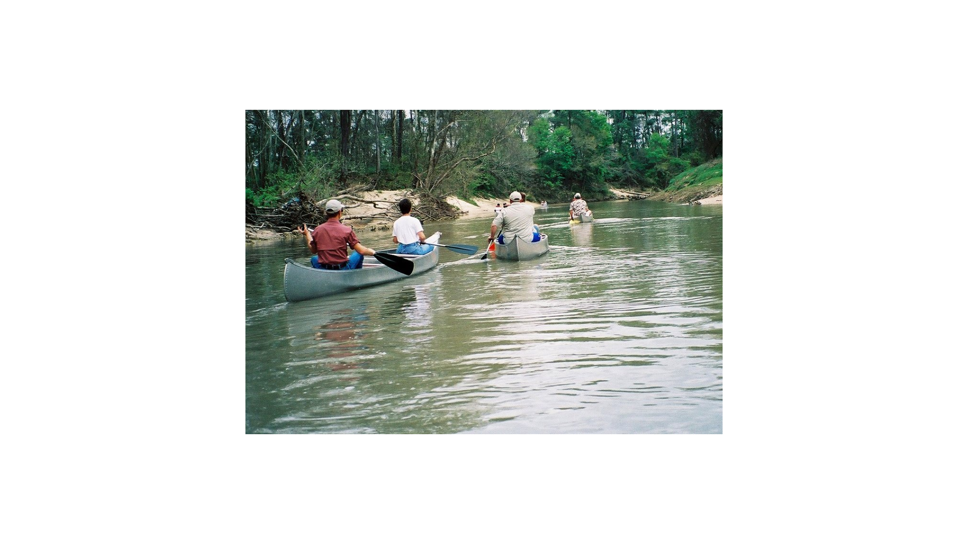 Canoeing on Cypress Creek Greenway